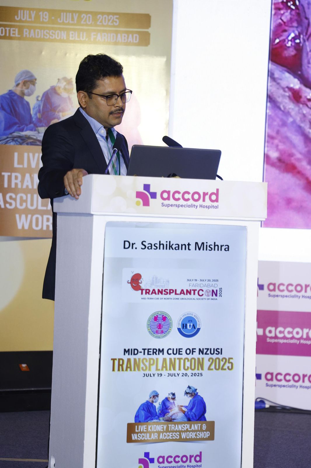 Dr Shashikant Mishra invited as speaker @TranplantCon 2025